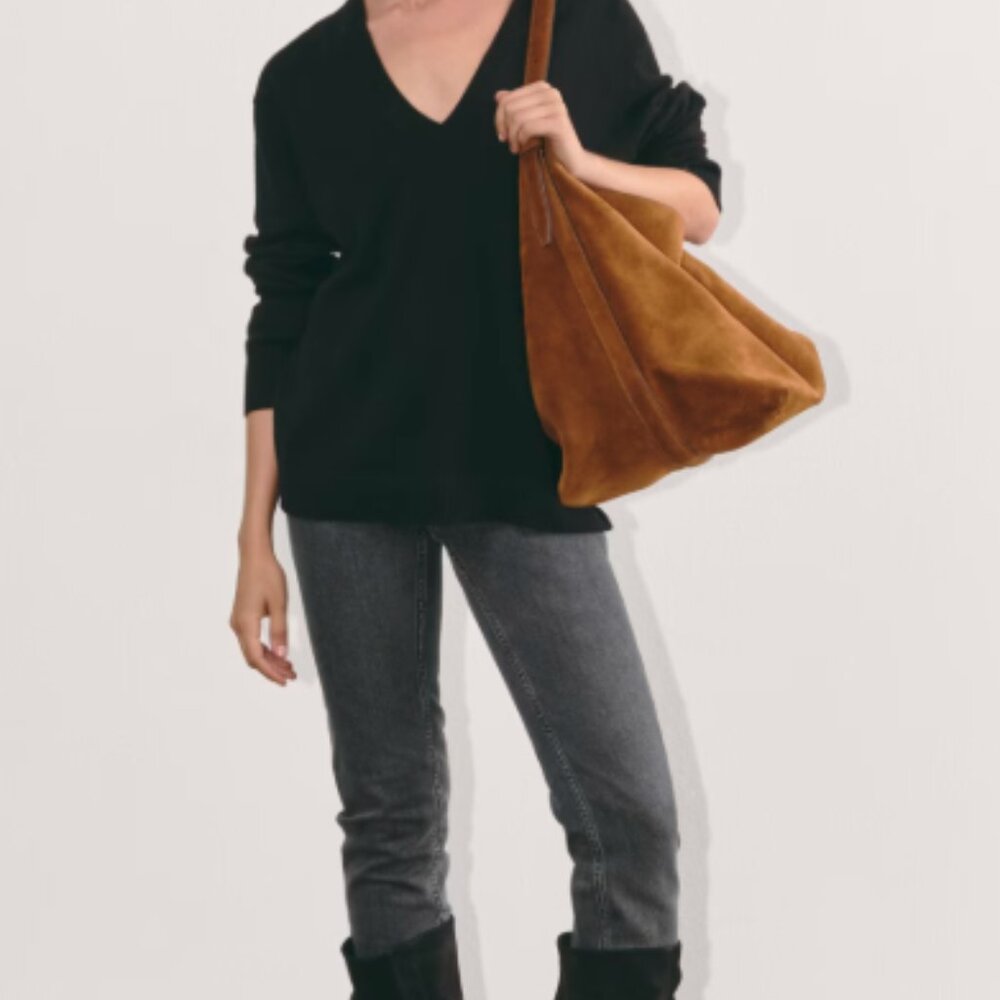 New With Tags NWT Everlane The Original Cheeky Jean Sz 32 Large 12 14 Charcoal